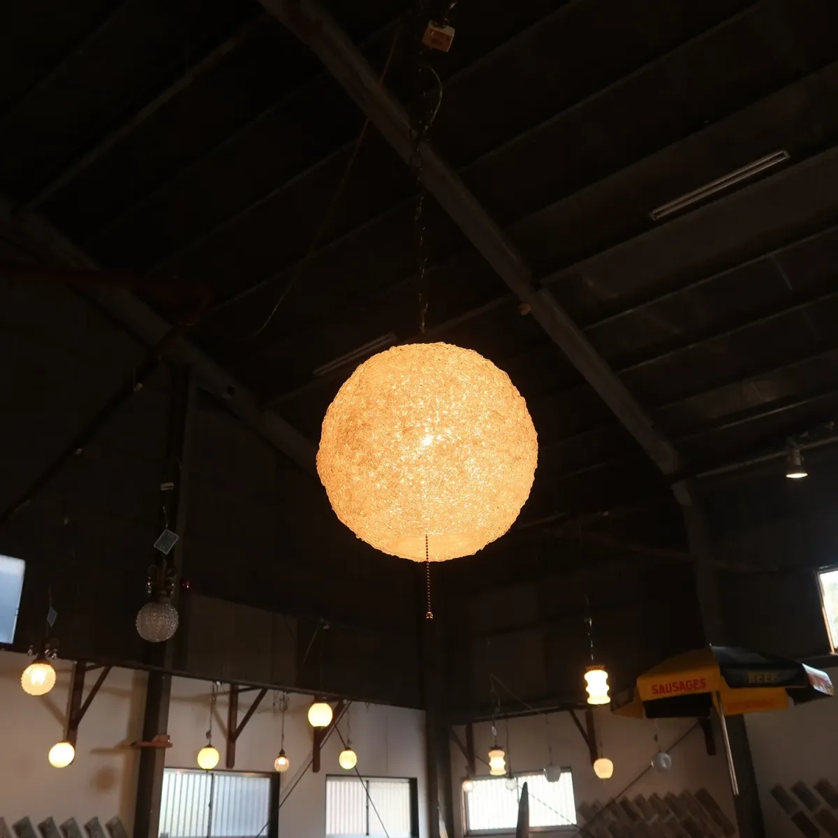 ミッドセンチュリー ビンテージ スパゲティランプ