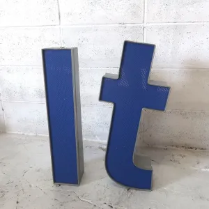 ビンテージ レターサイン t