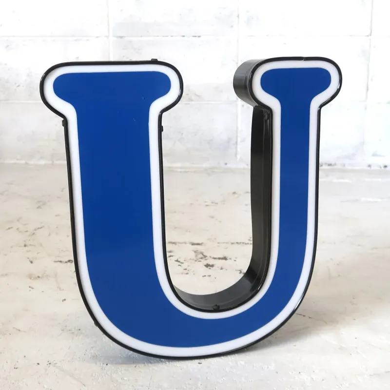 ビンテージ レターサイン U