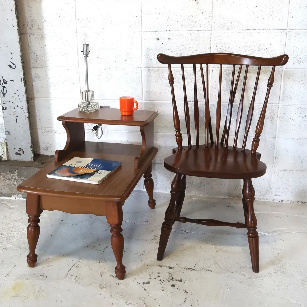 アンティーク ステップエンドテーブル