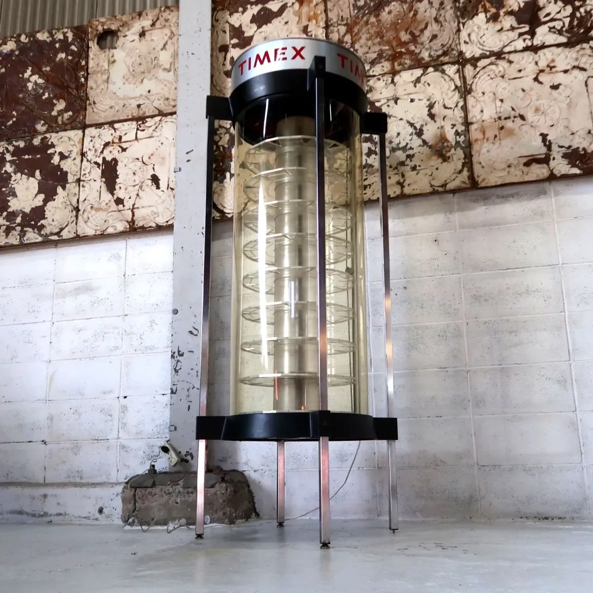 TIMEX ライトアップ 回転ショーケース