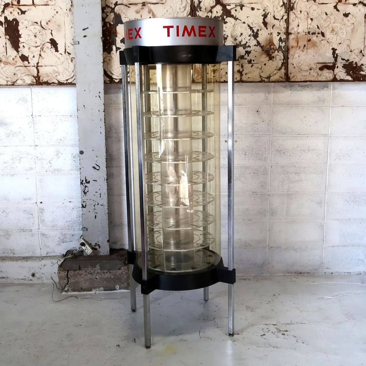 TIMEX ライトアップ 回転ショーケース