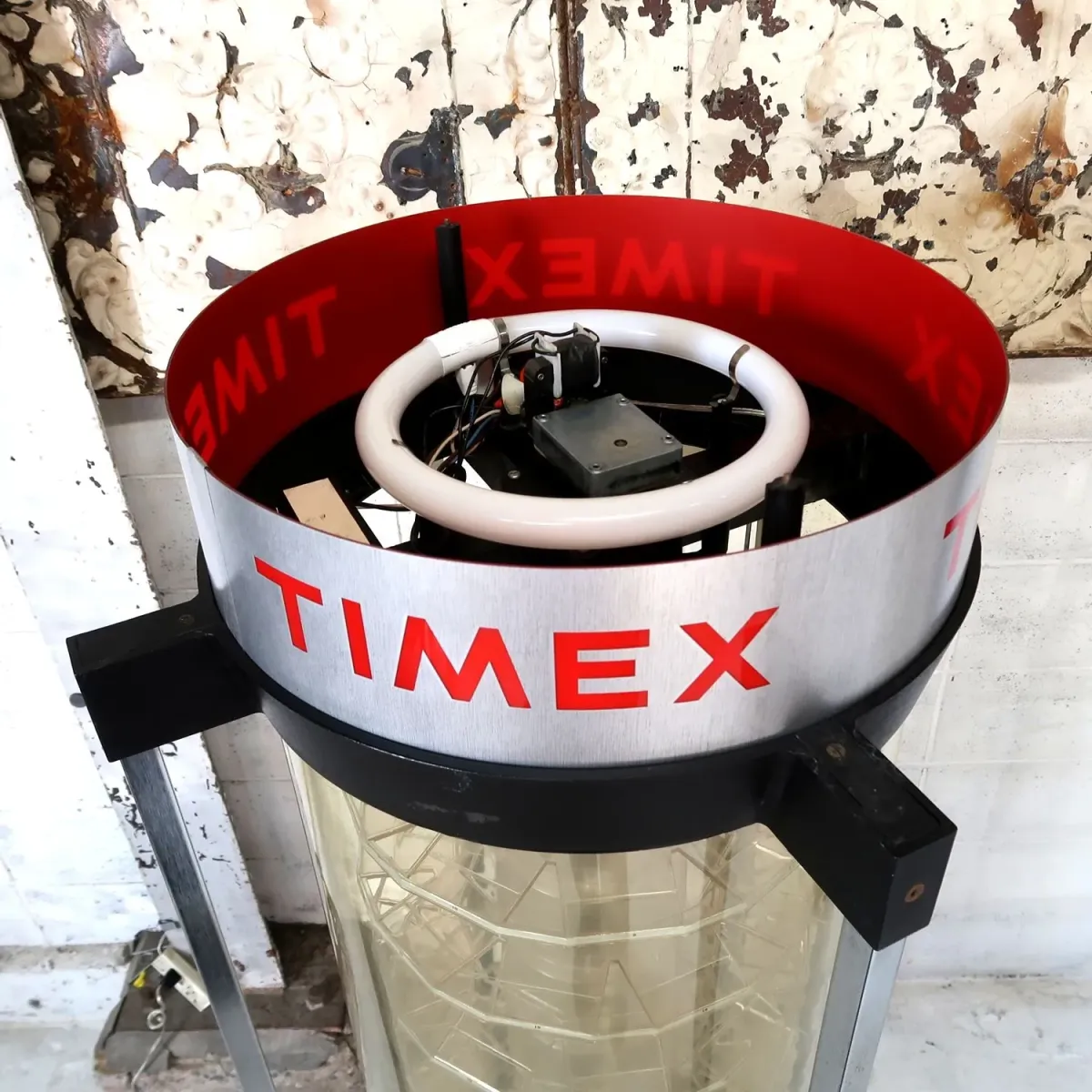 TIMEX ライトアップ 回転ショーケース