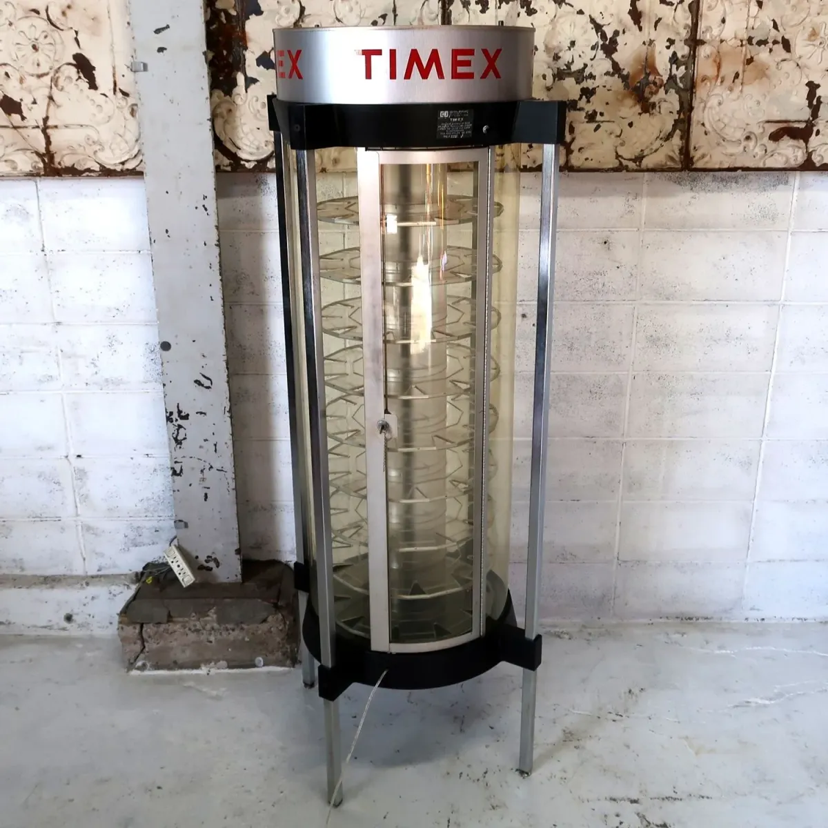 TIMEX ライトアップ 回転ショーケース