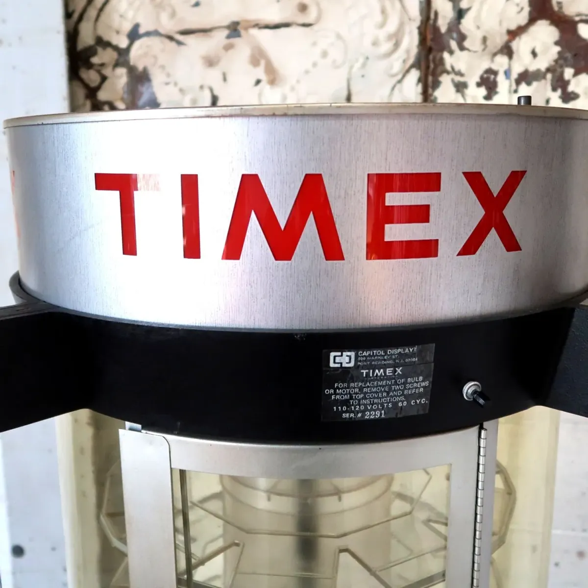 TIMEX ライトアップ 回転ショーケース