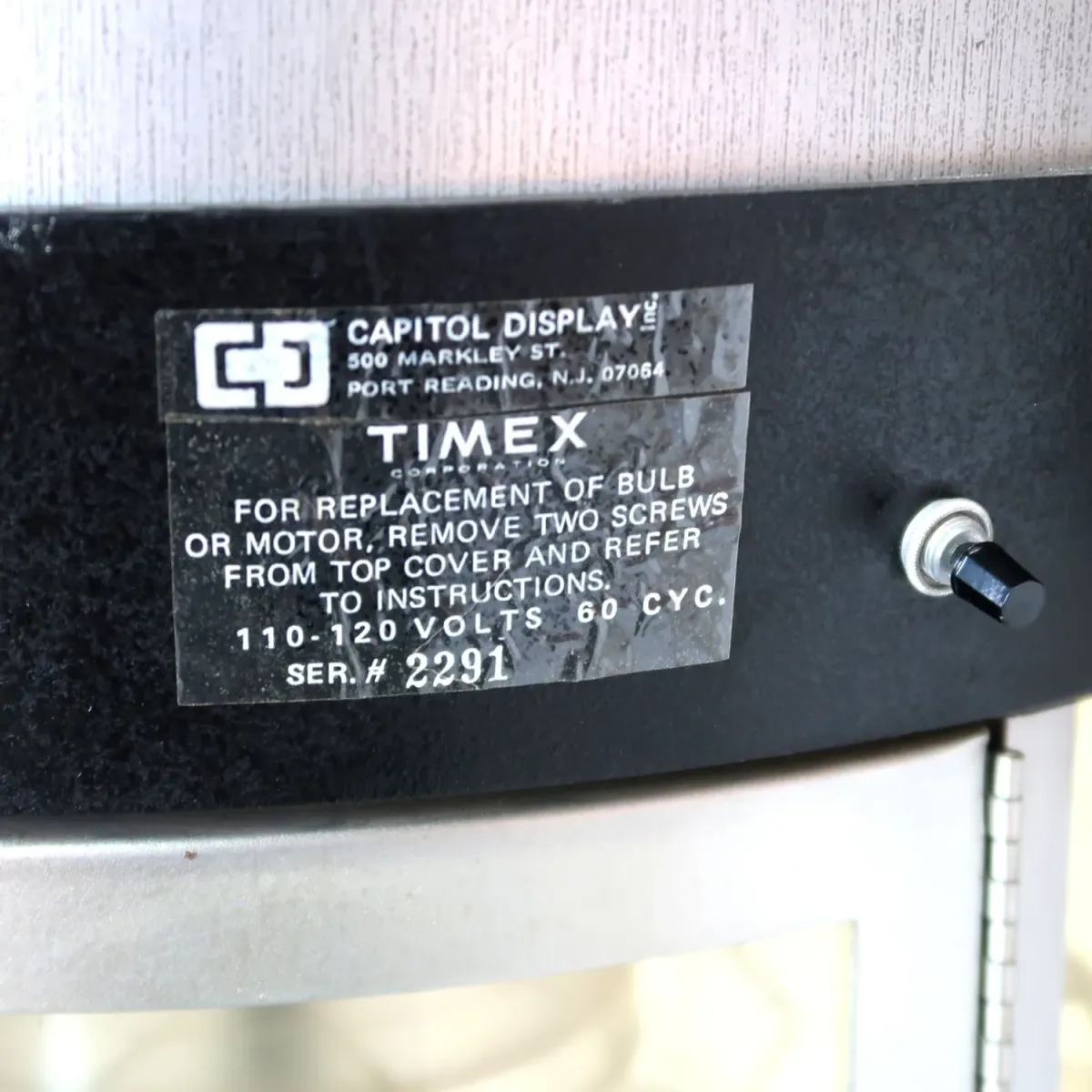 TIMEX ライトアップ 回転ショーケース