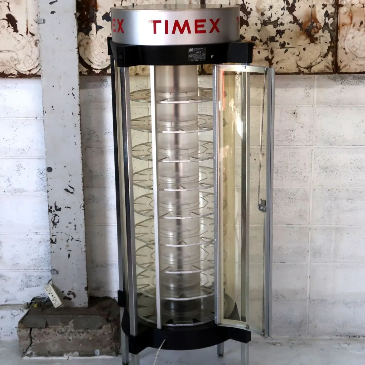 TIMEX ライトアップ 回転ショーケース