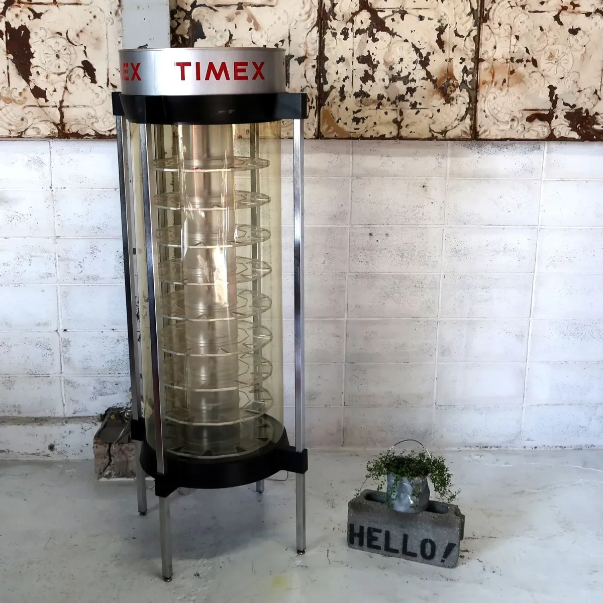 TIMEX ライトアップ 回転ショーケース