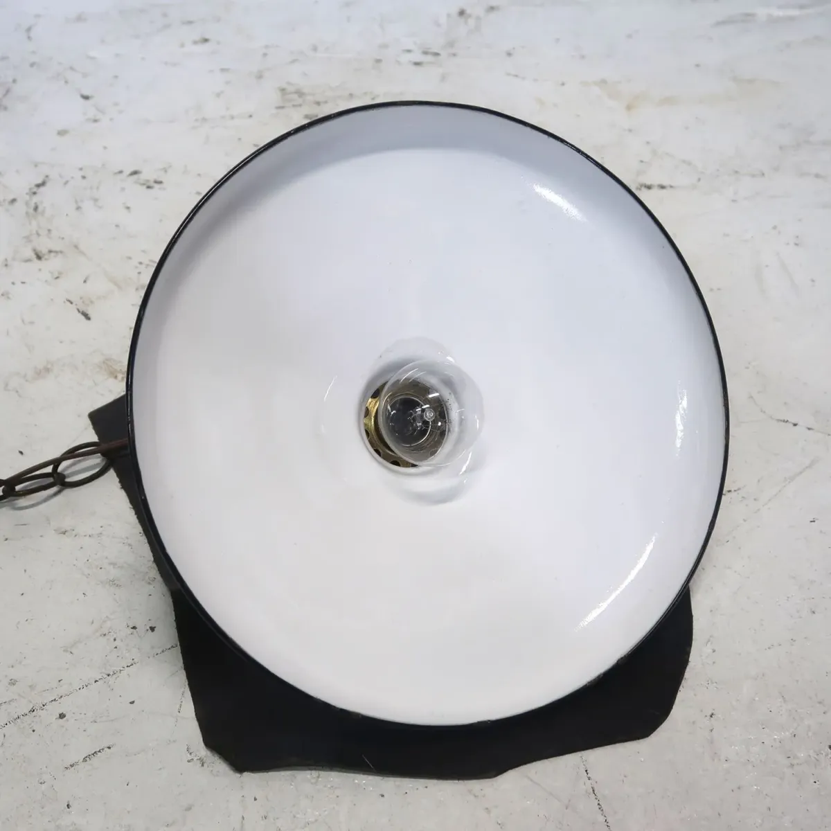 ビンテージ ホーロー ファクトリーランプ