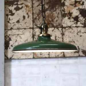 ビンテージ ホーロー ファクトリーランプ