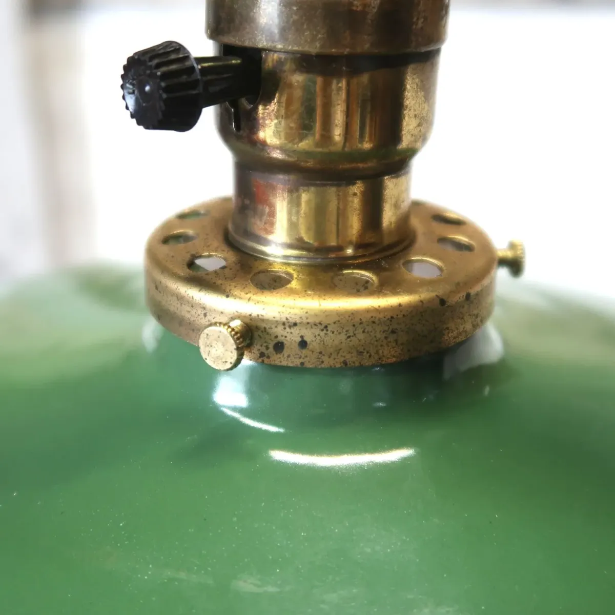 ビンテージ ホーロー ファクトリーランプ