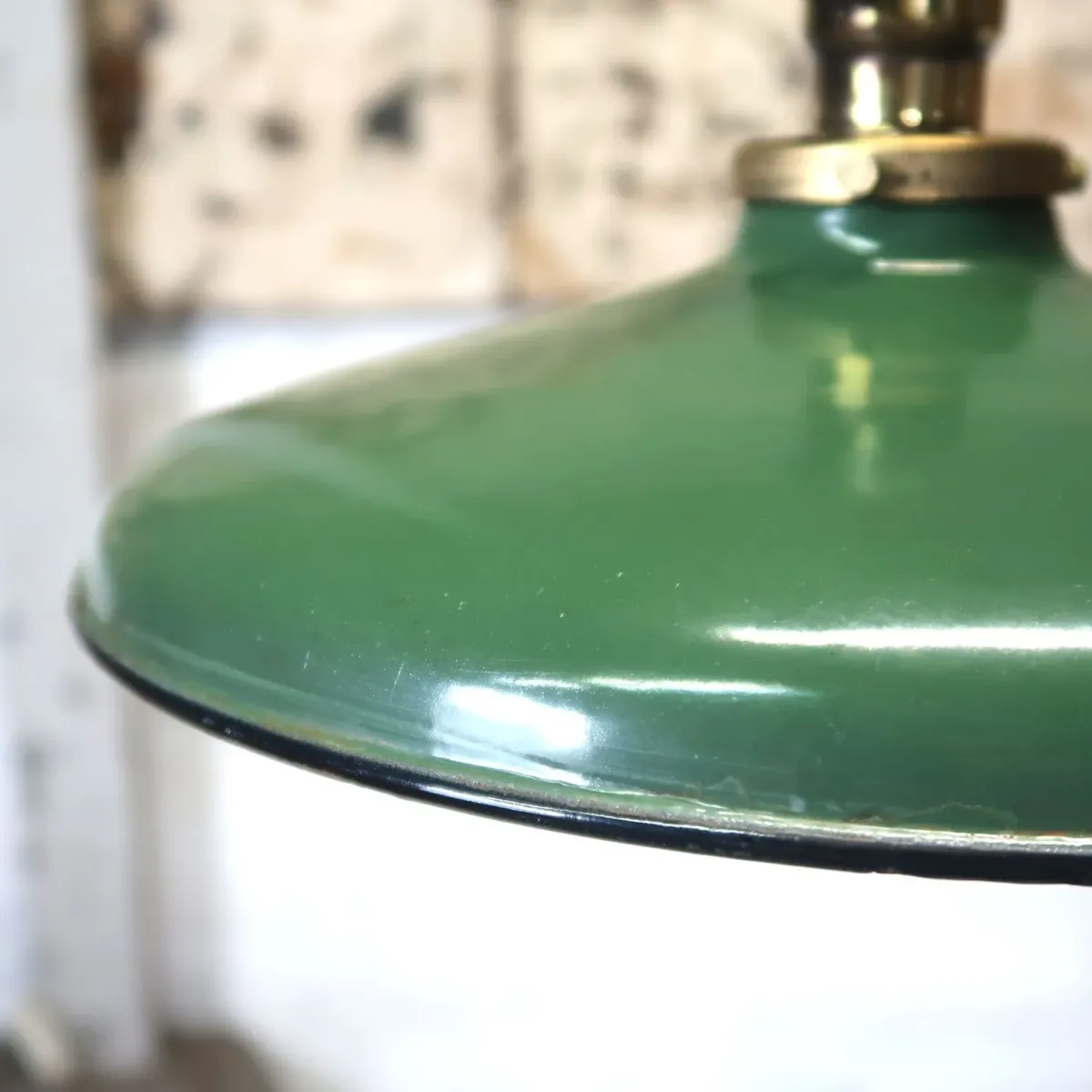 ビンテージ ホーロー ファクトリーランプ