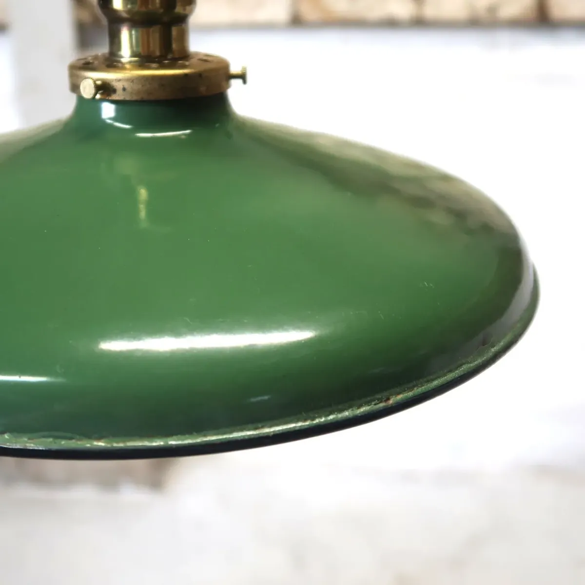 ビンテージ ホーロー ファクトリーランプ