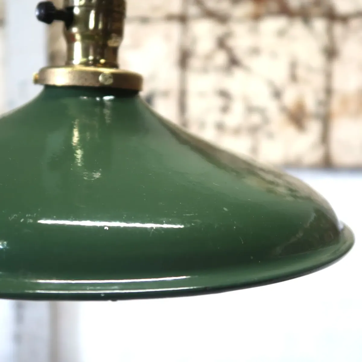 ビンテージ ホーロー ファクトリーランプ