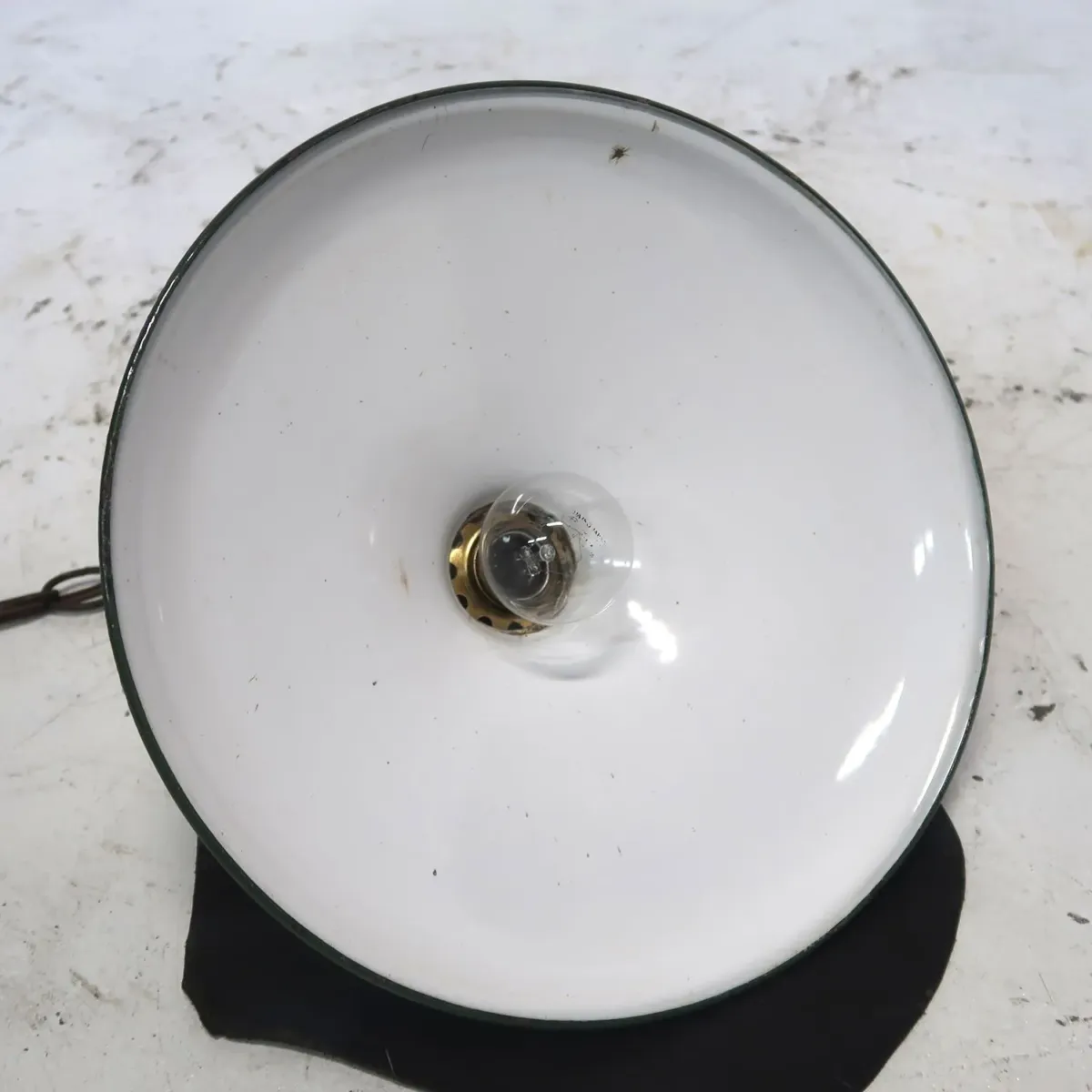 ビンテージ ホーロー ファクトリーランプ