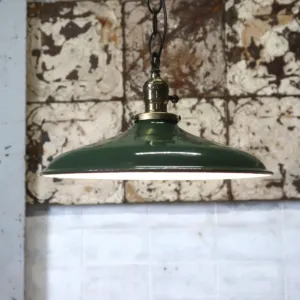 ビンテージ ホーロー ファクトリーランプ