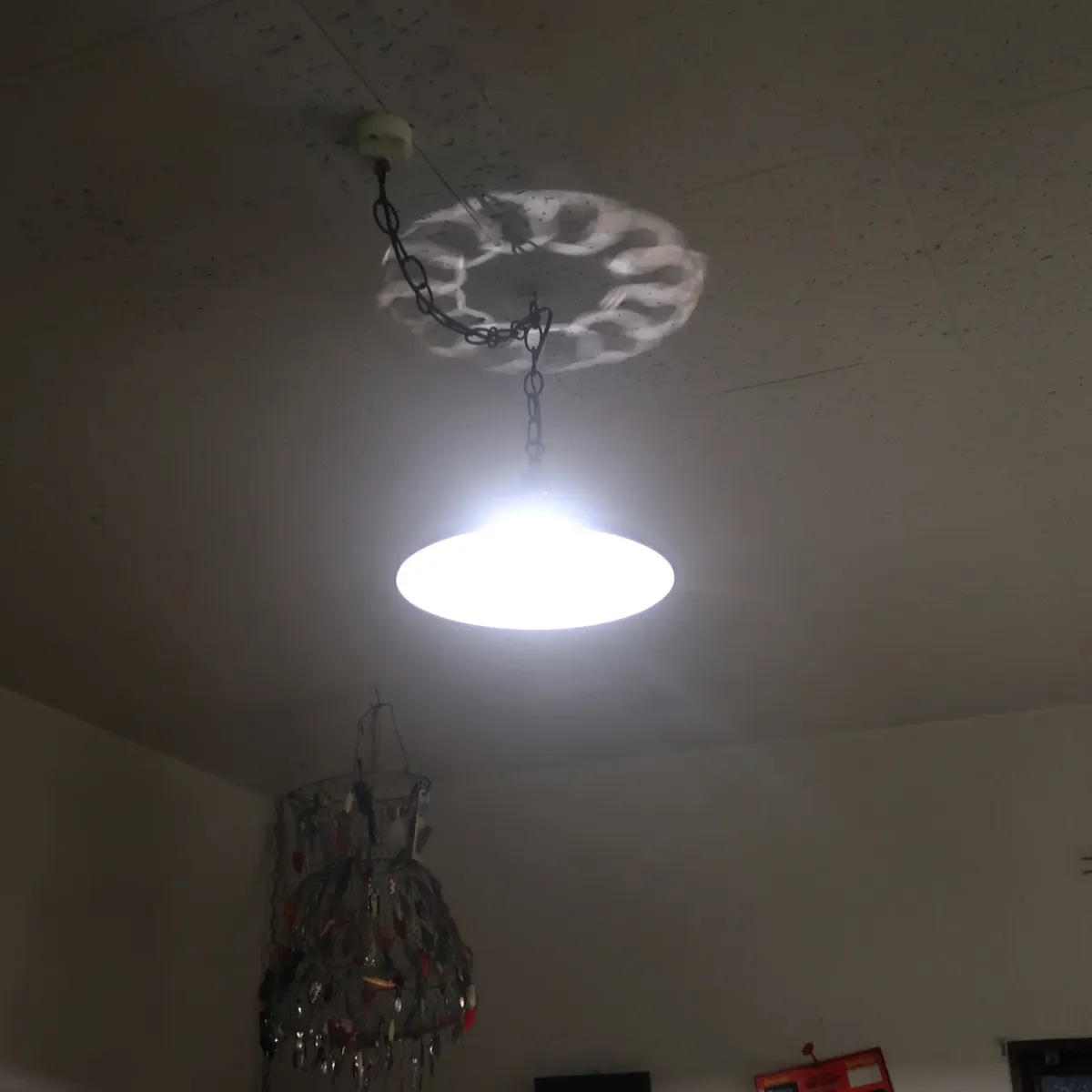 ビンテージ ホーロー ファクトリーランプ