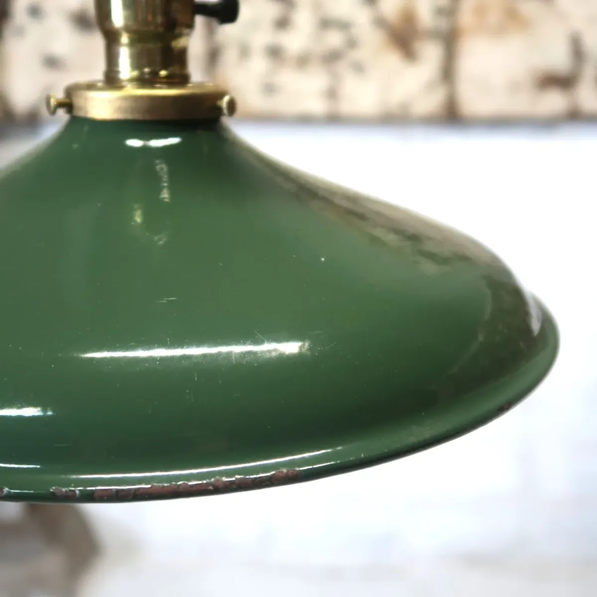 ビンテージ ホーロー ファクトリーランプ