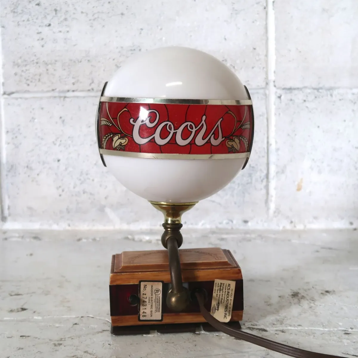 Coors ビンテージ モーションライトサイン