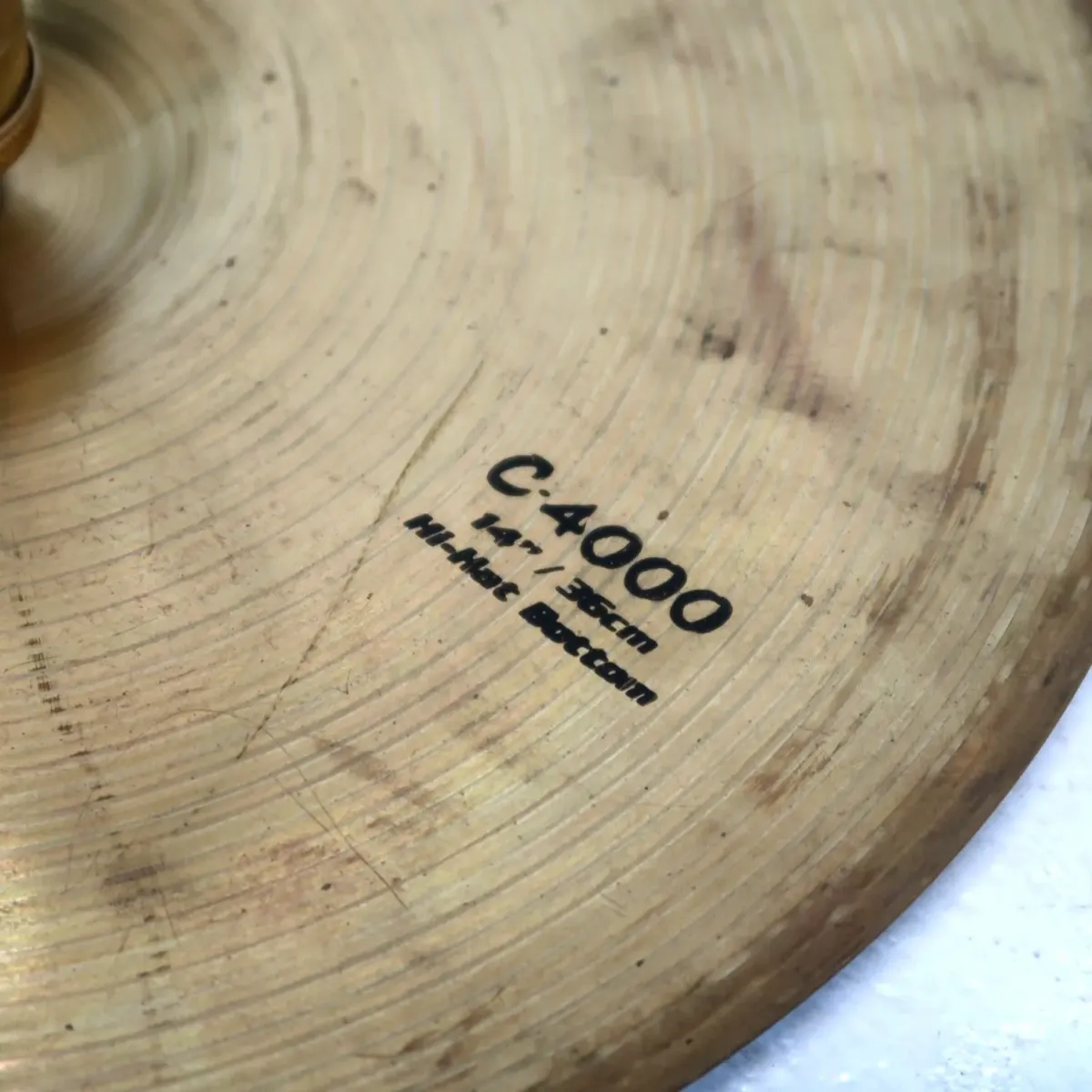 ビンテージ シンバル カスタムペンダントランプ