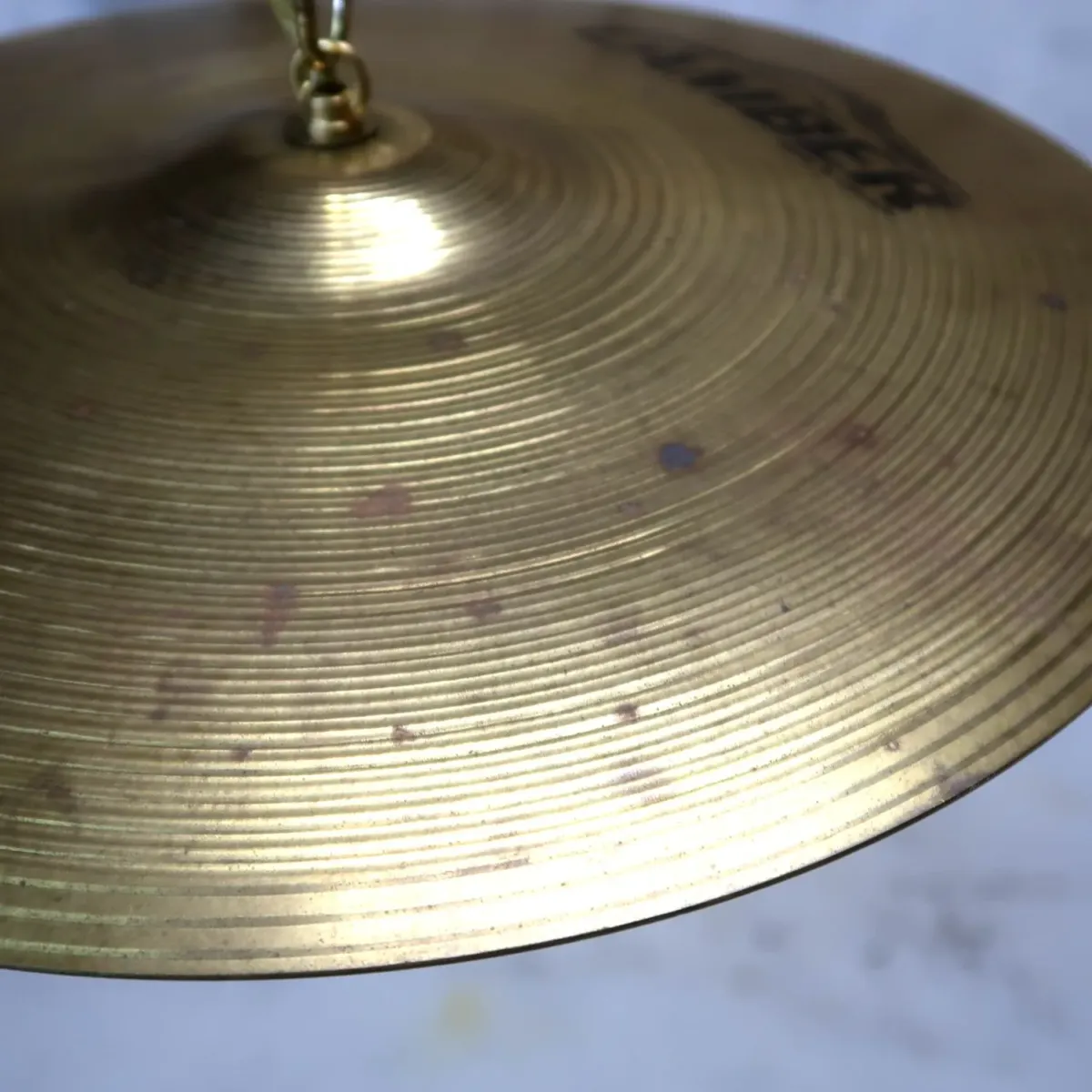 ビンテージ シンバル カスタムペンダントランプ