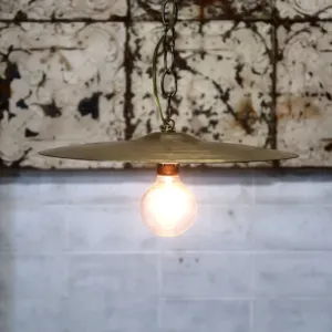 ビンテージ シンバル カスタムペンダントランプ