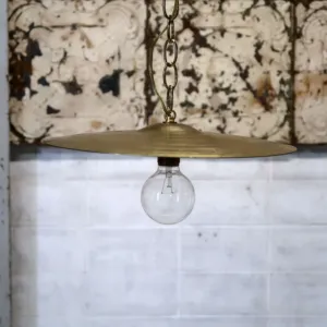 ビンテージ シンバル カスタムペンダントランプ