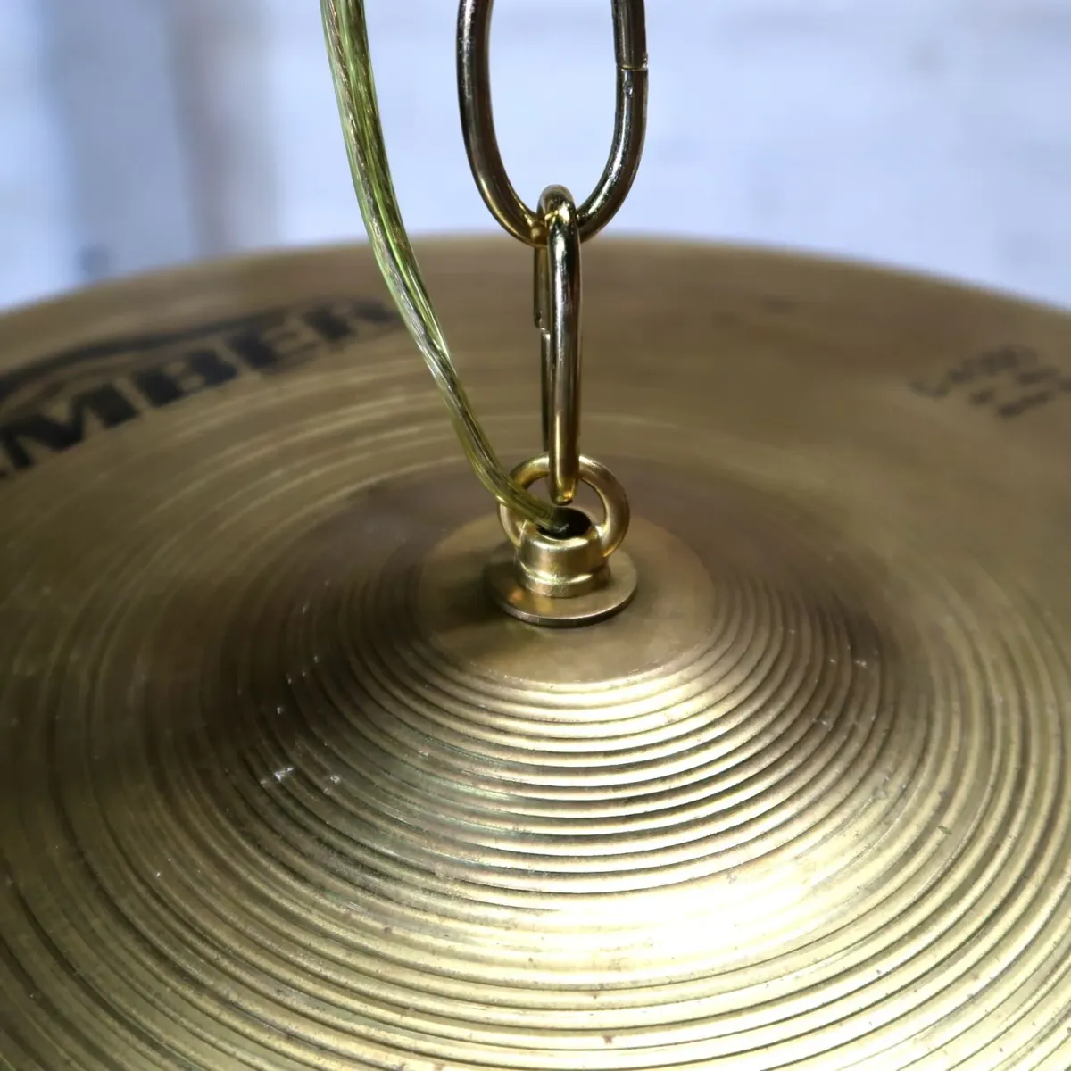 ビンテージ シンバル カスタムペンダントランプ