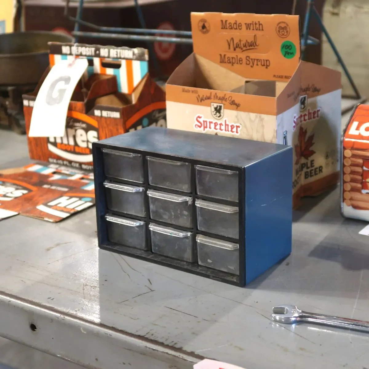 ビンテージ ミニパーツキャビネット