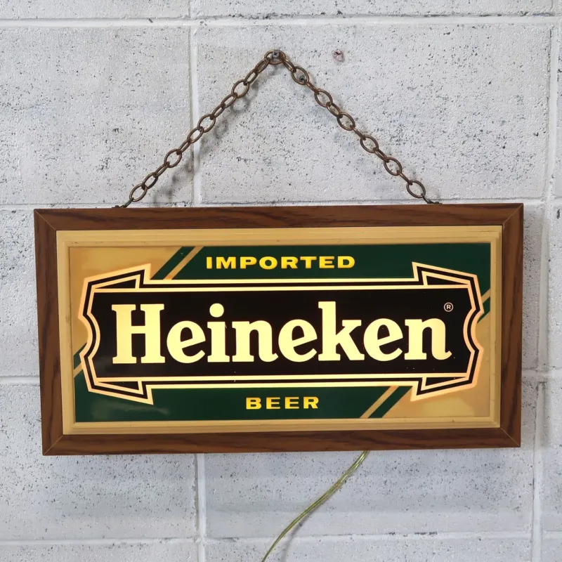Heineken ビンテージ ライトサイン