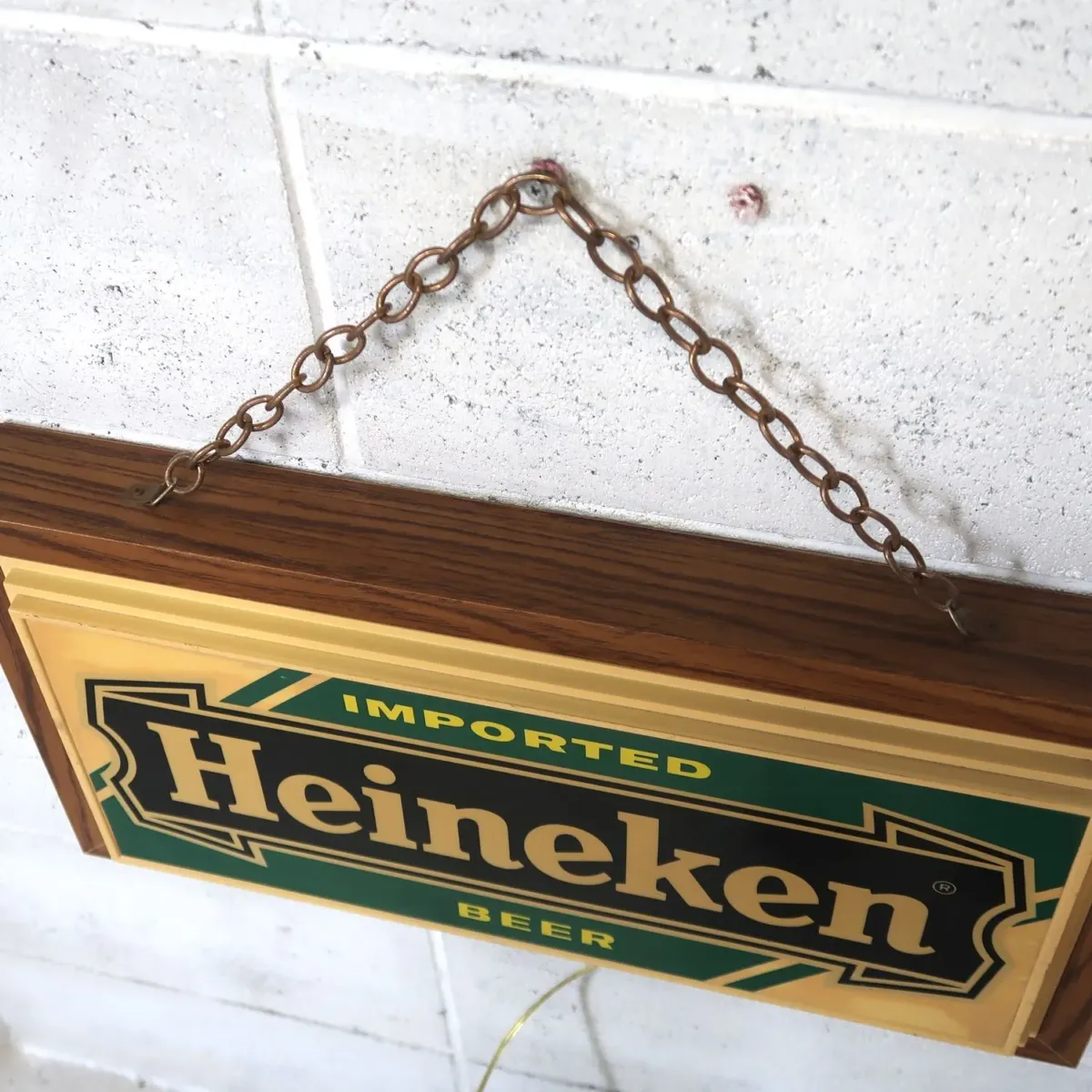 Heineken ビンテージ ライトサイン