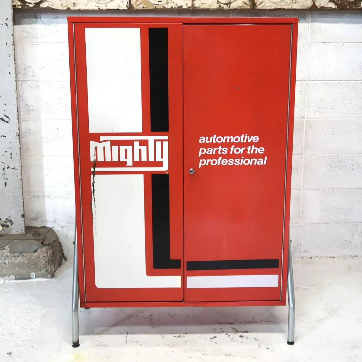 Mighty Auto Parts ビンテージ 大型キャビネット