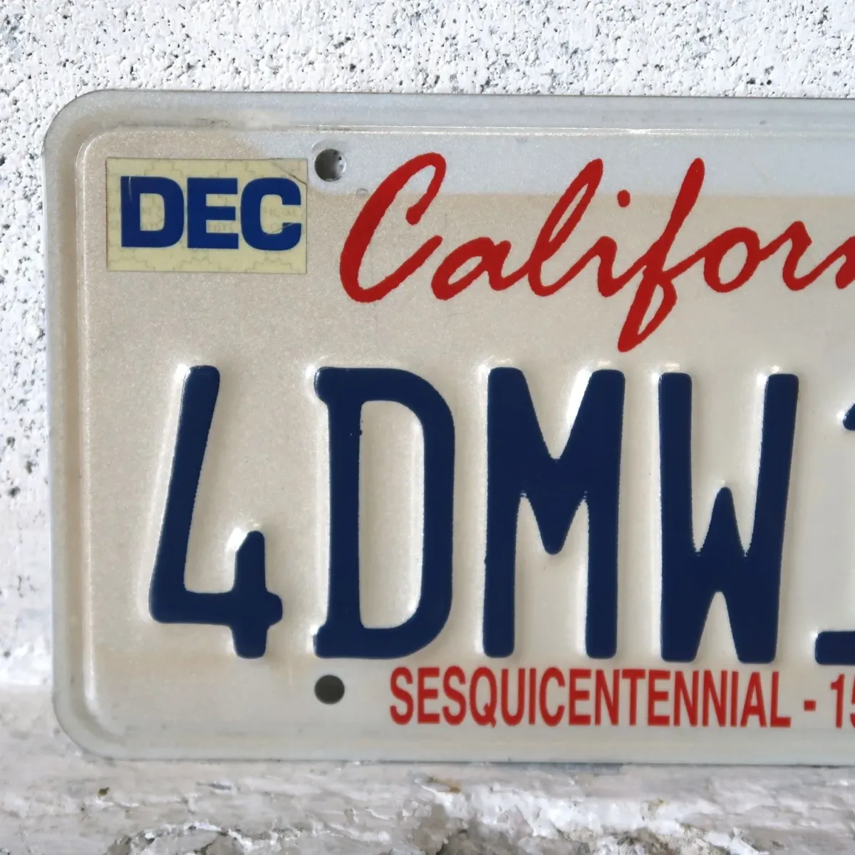 CALIFORNIA USED ナンバープレート ペア