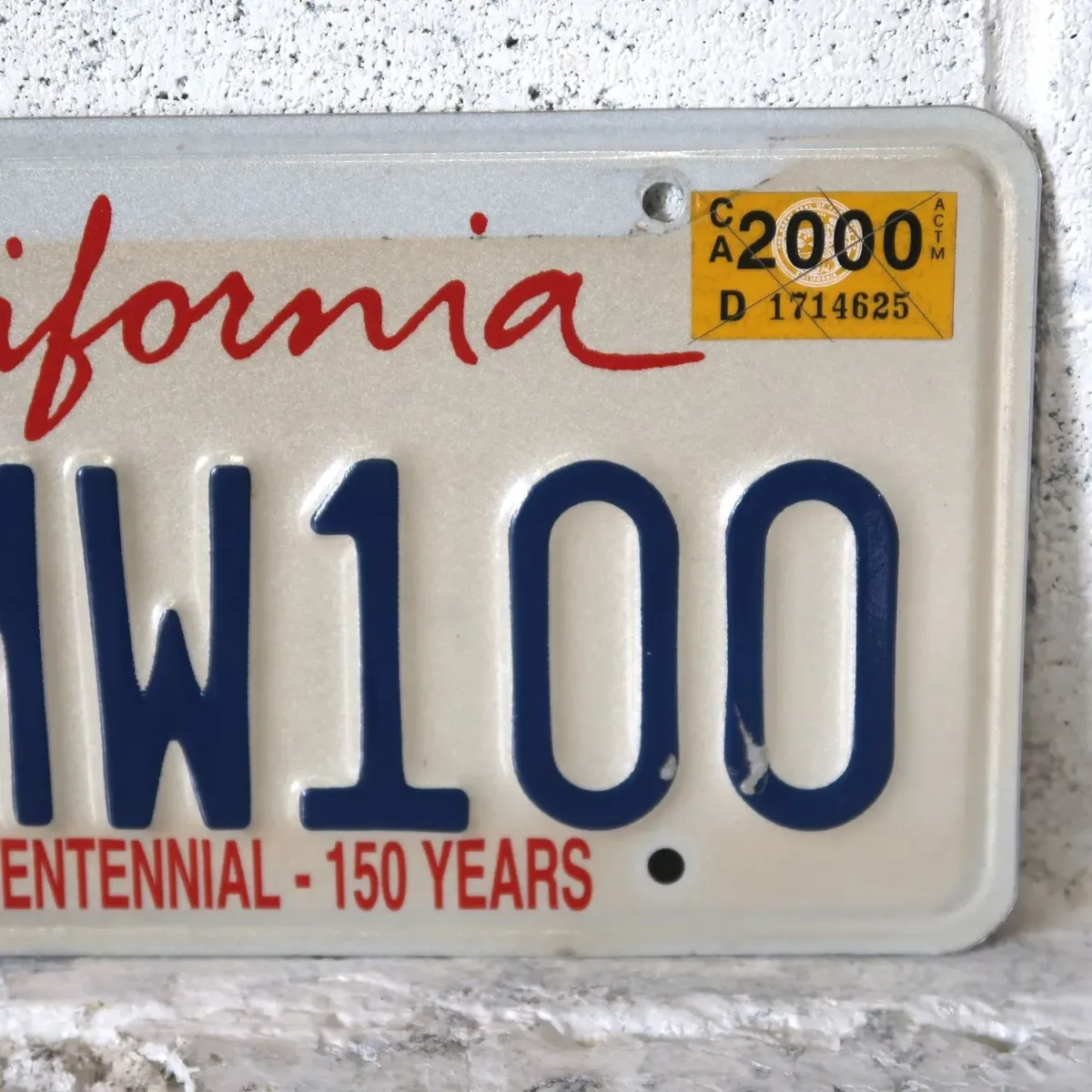 CALIFORNIA USED ナンバープレート ペア