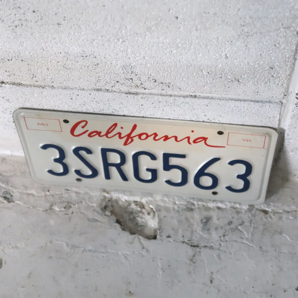 CALIFORNIA USED ナンバープレート ペア