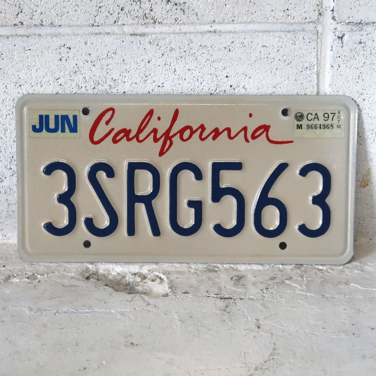 CALIFORNIA USED ナンバープレート ペア