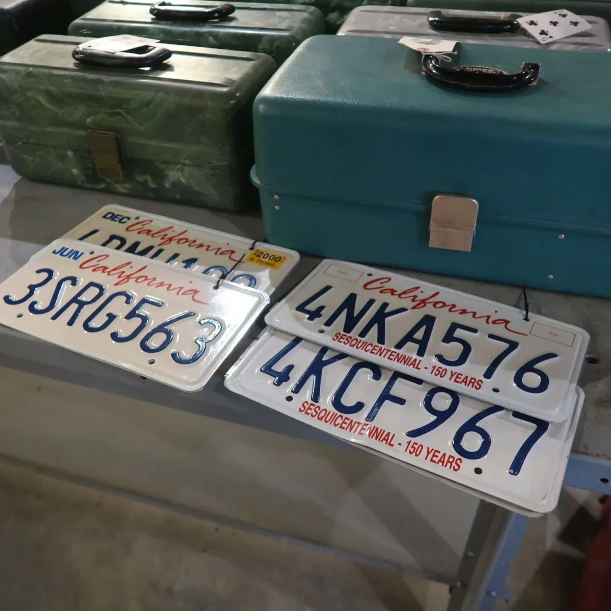 CALIFORNIA USED ナンバープレート ペア