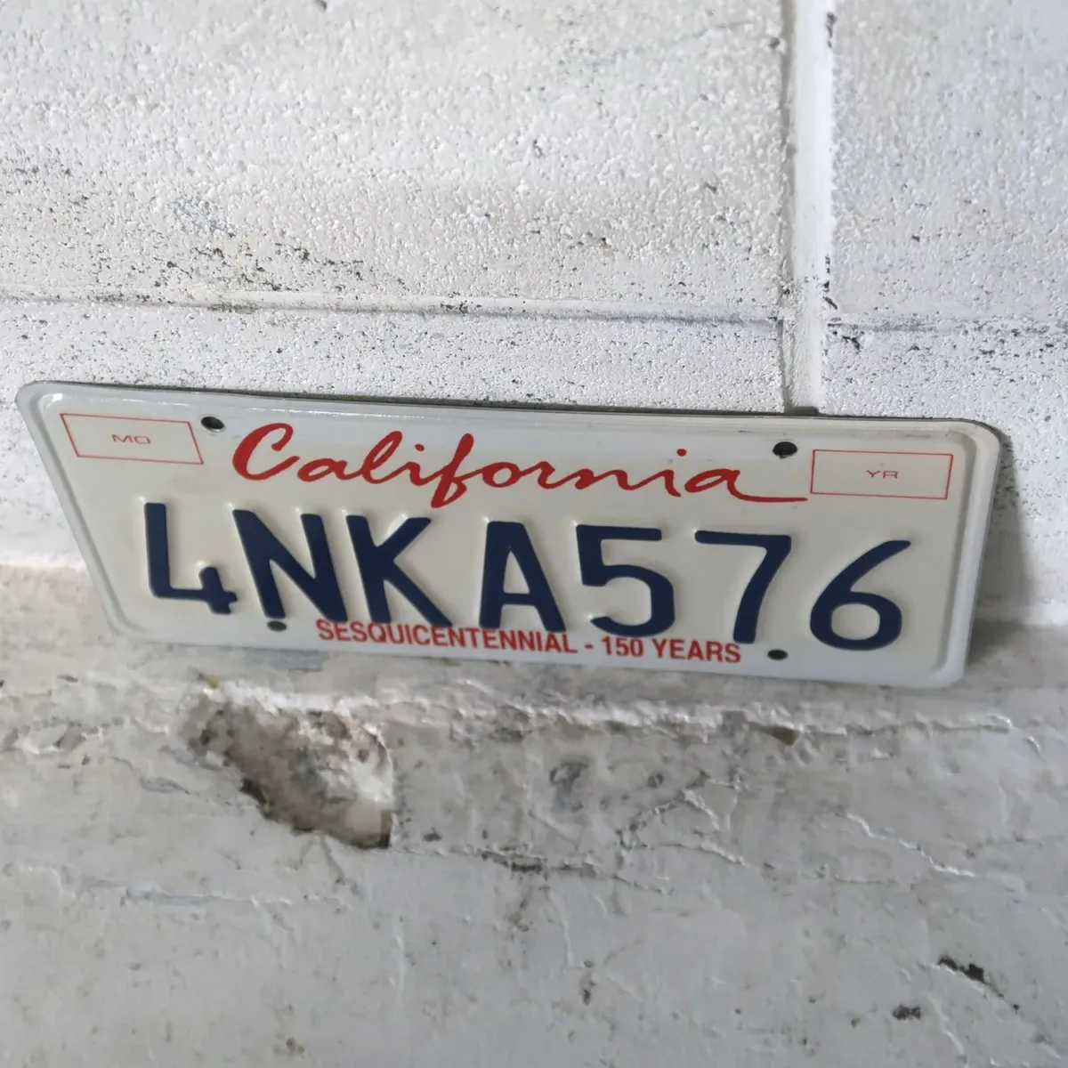 CALIFORNIA USED ナンバープレート ペア