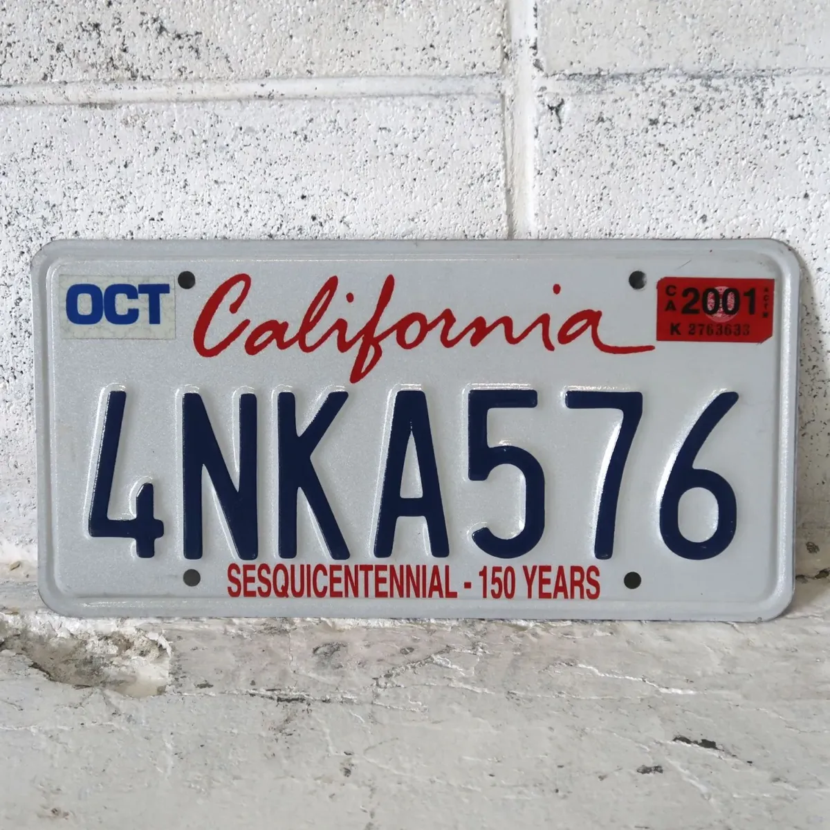 CALIFORNIA USED ナンバープレート ペア