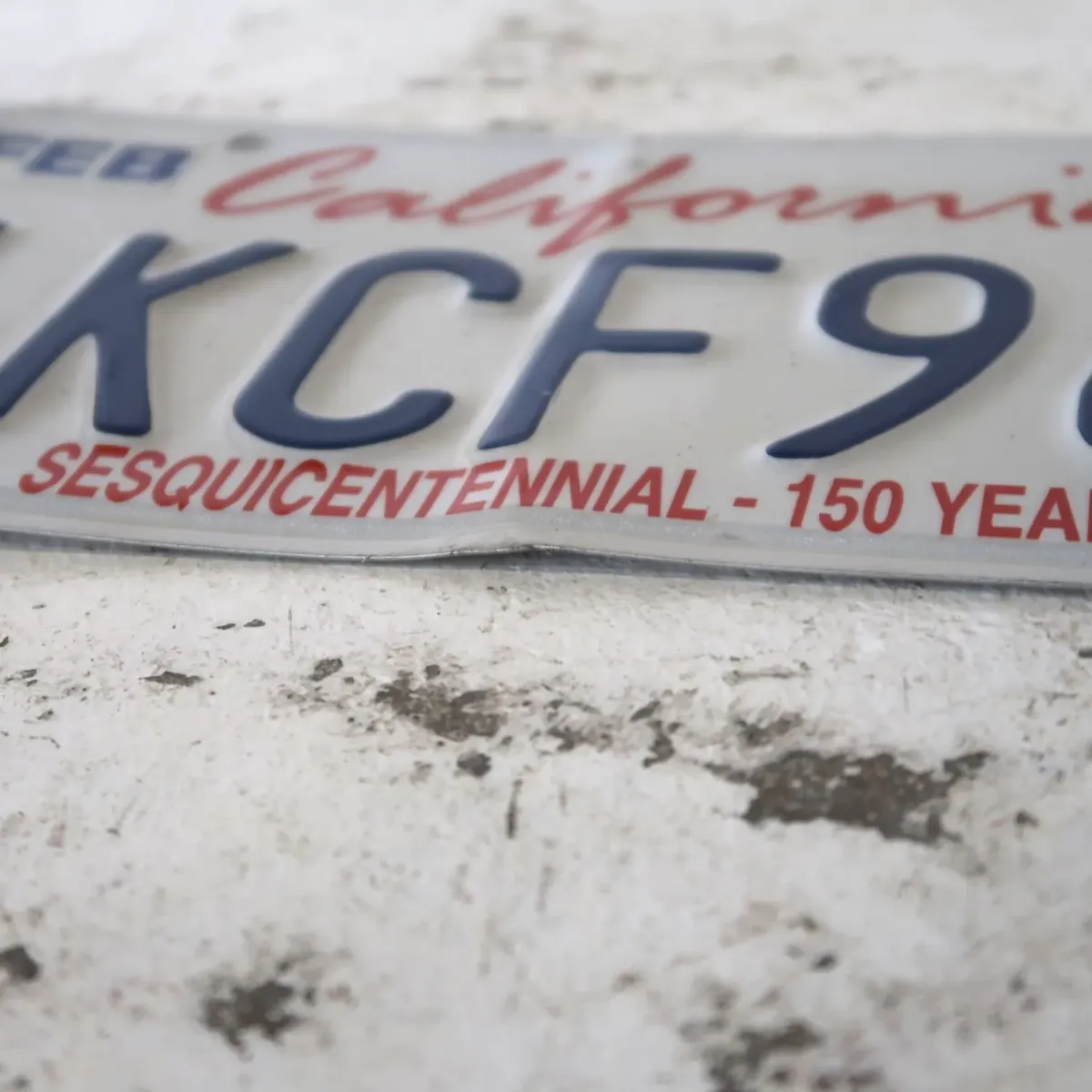 CALIFORNIA USED ナンバープレート ペア