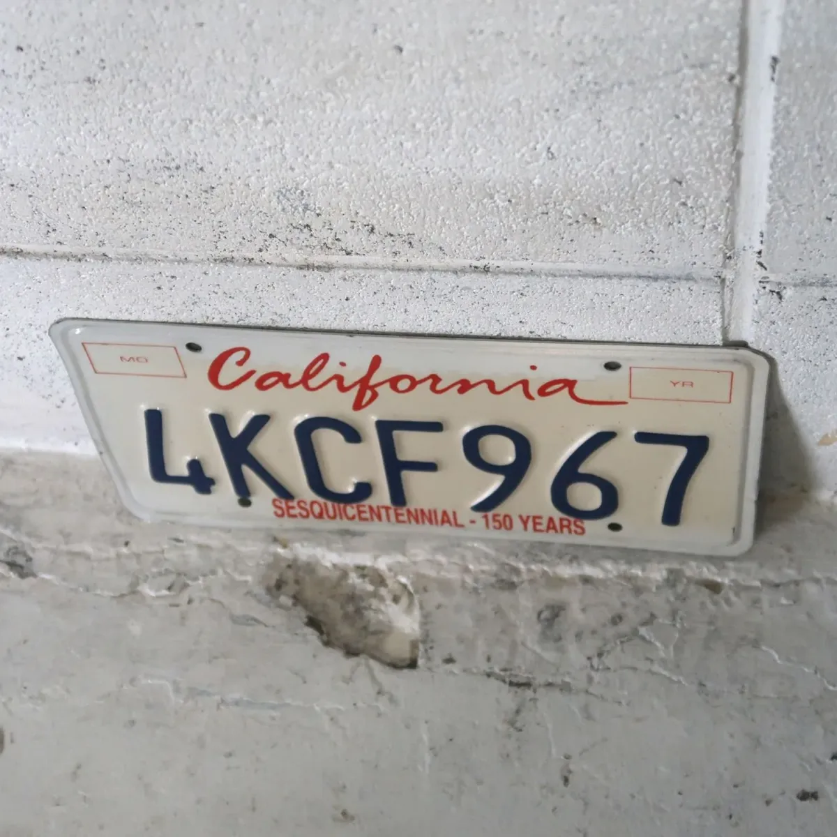 CALIFORNIA USED ナンバープレート ペア