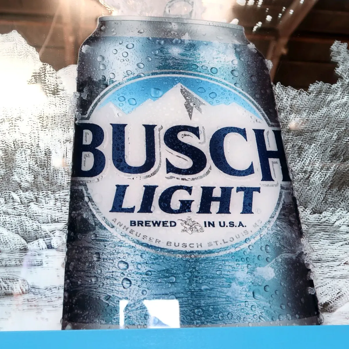 BUSCH LIGHT パブミラー