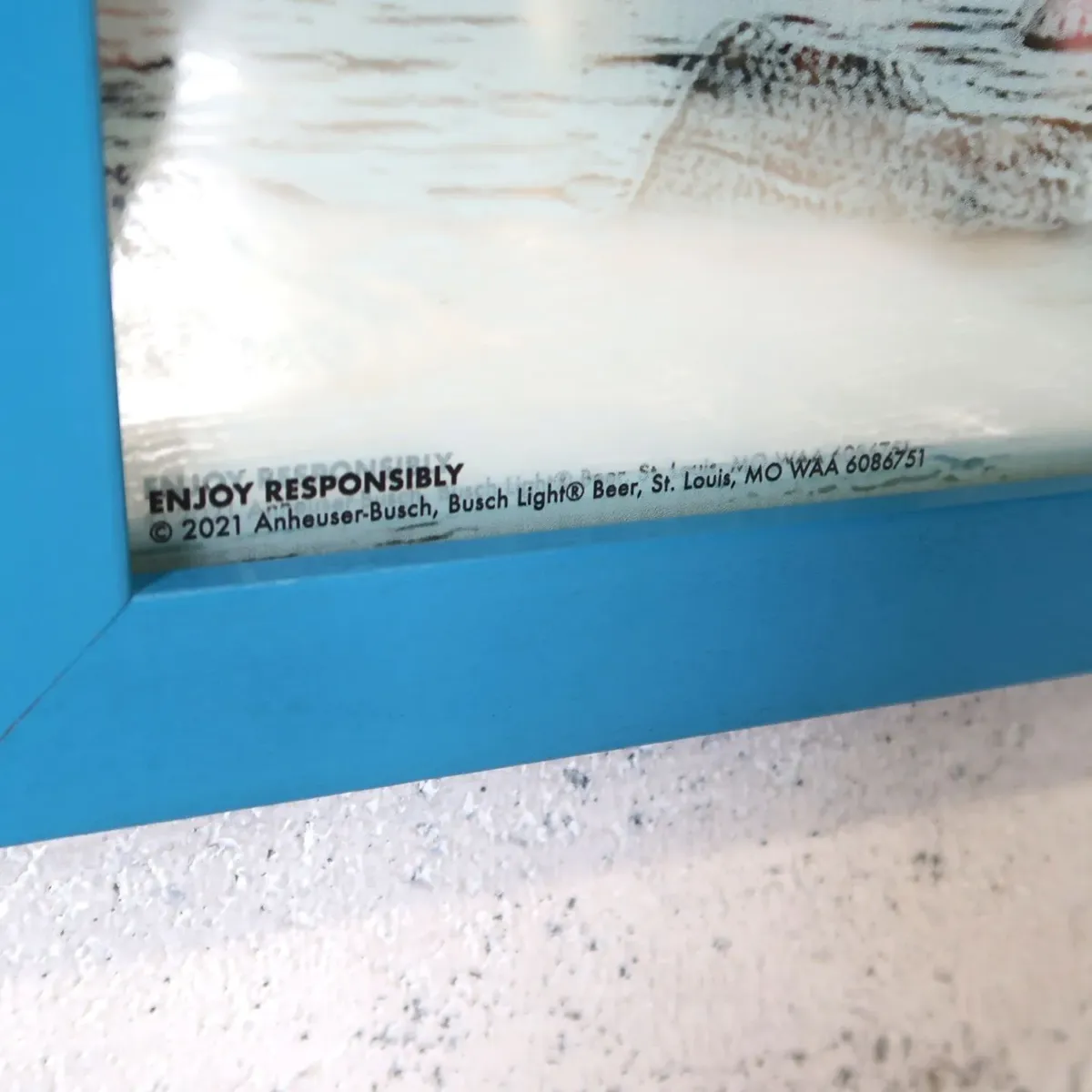 BUSCH LIGHT パブミラー