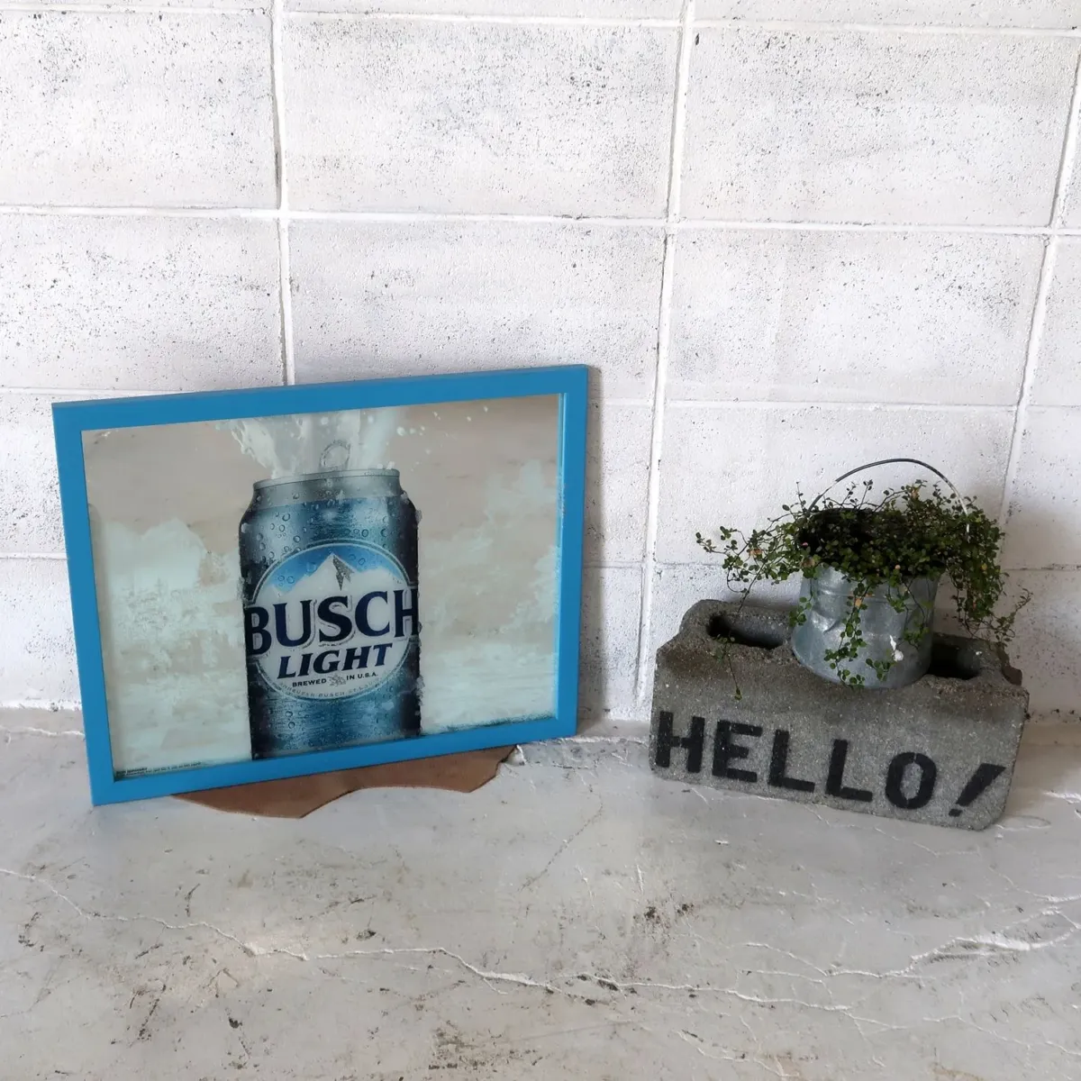 BUSCH LIGHT パブミラー