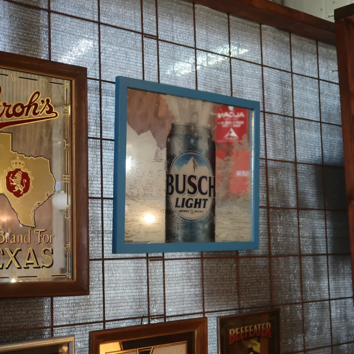 BUSCH LIGHT パブミラー