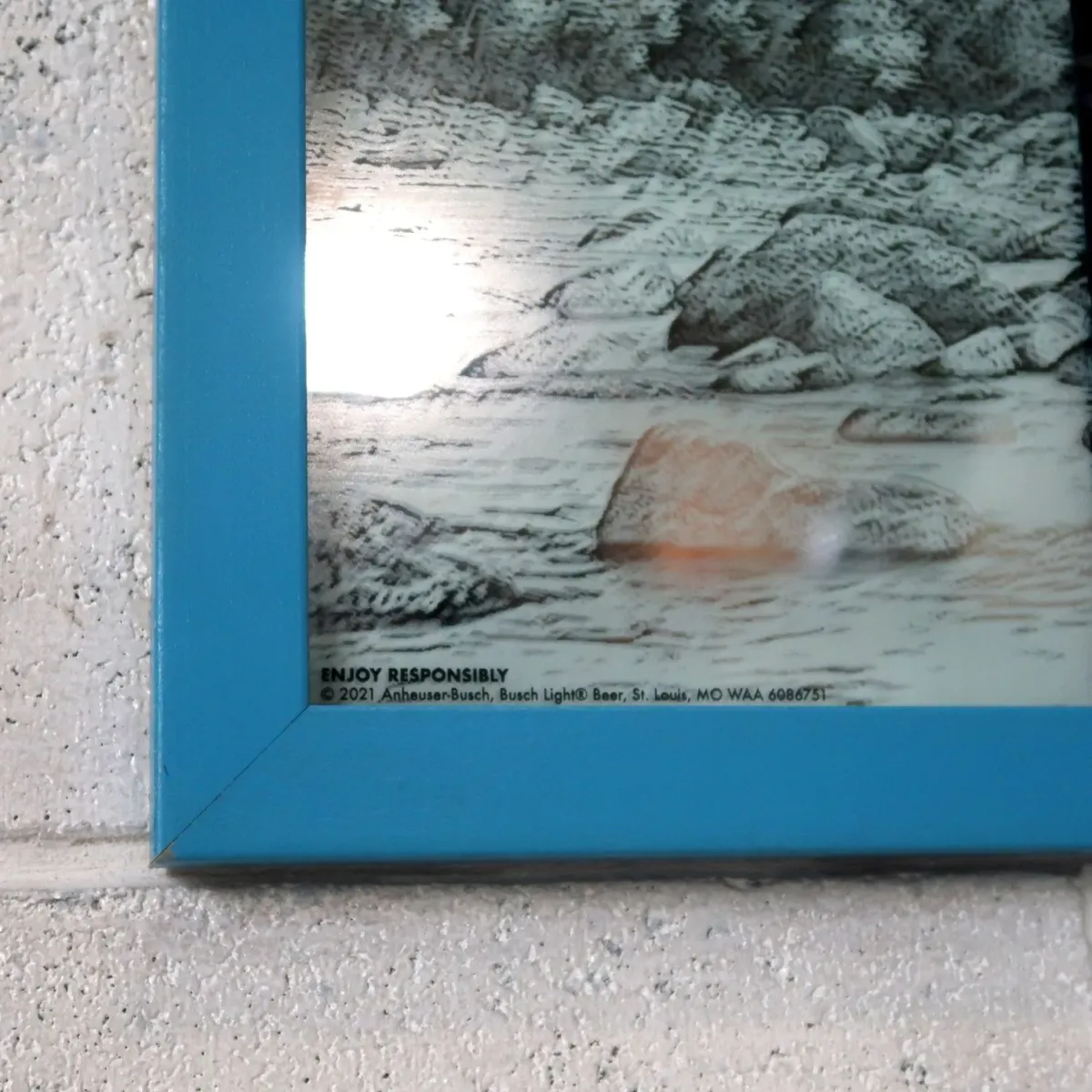 BUSCH LIGHT パブミラー