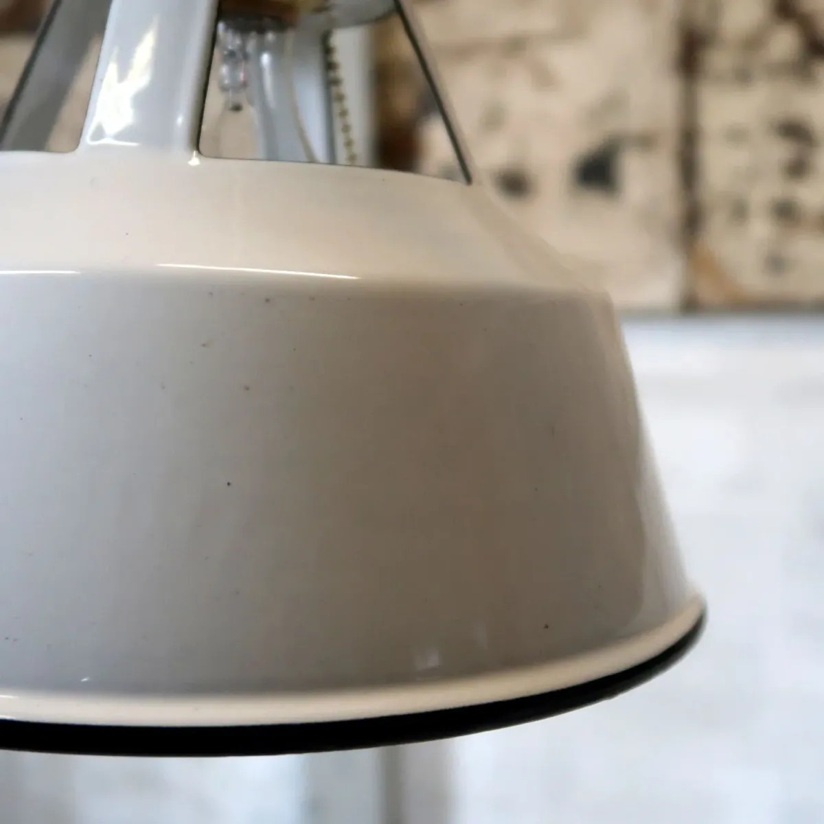 ビンテージ ホーロー ペンダントランプ