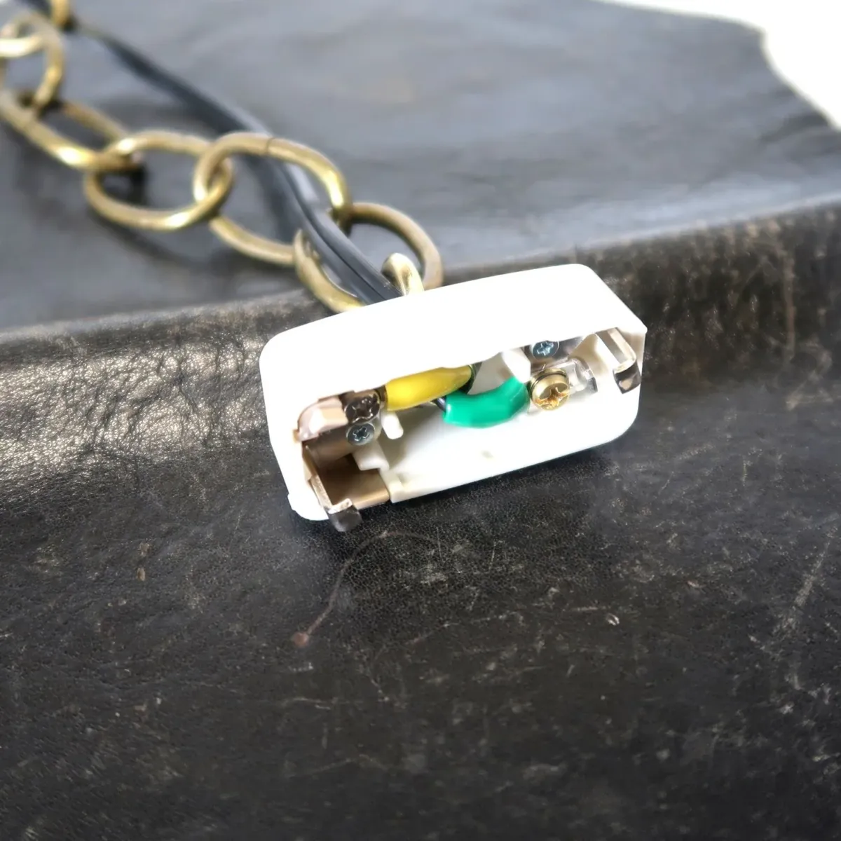 ビンテージ ホーロー ペンダントランプ