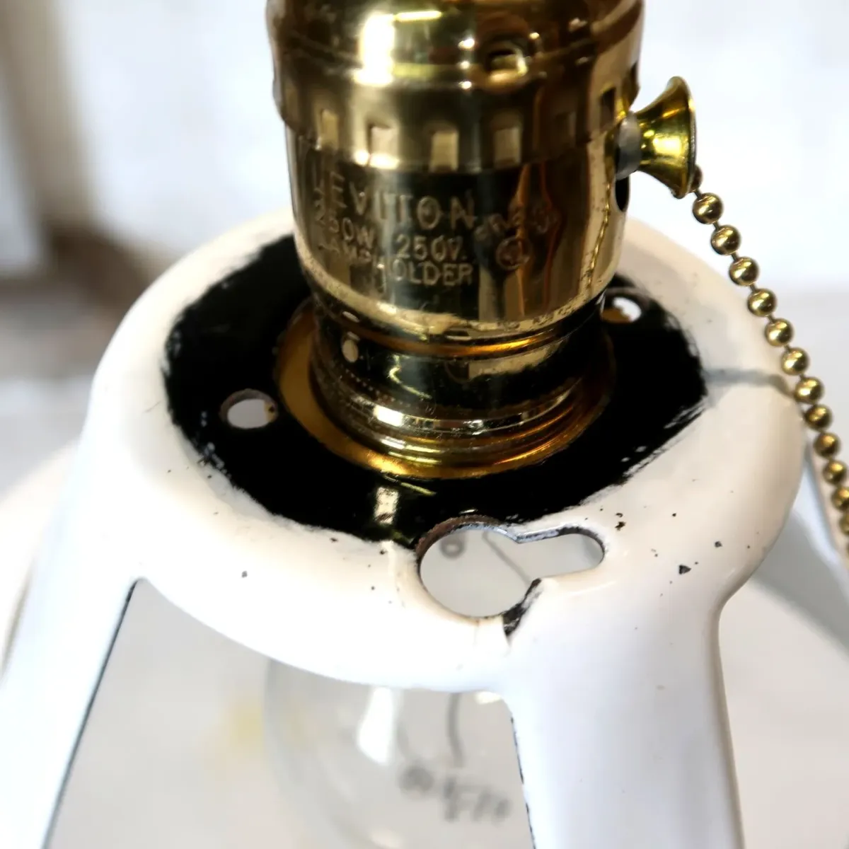 ビンテージ ホーロー ペンダントランプ