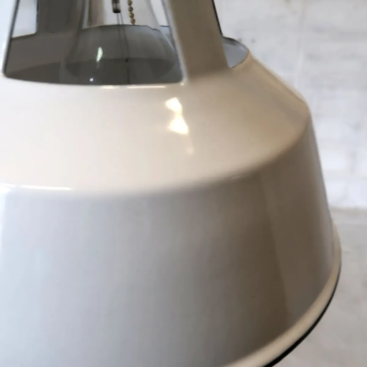 ビンテージ ホーロー ペンダントランプ